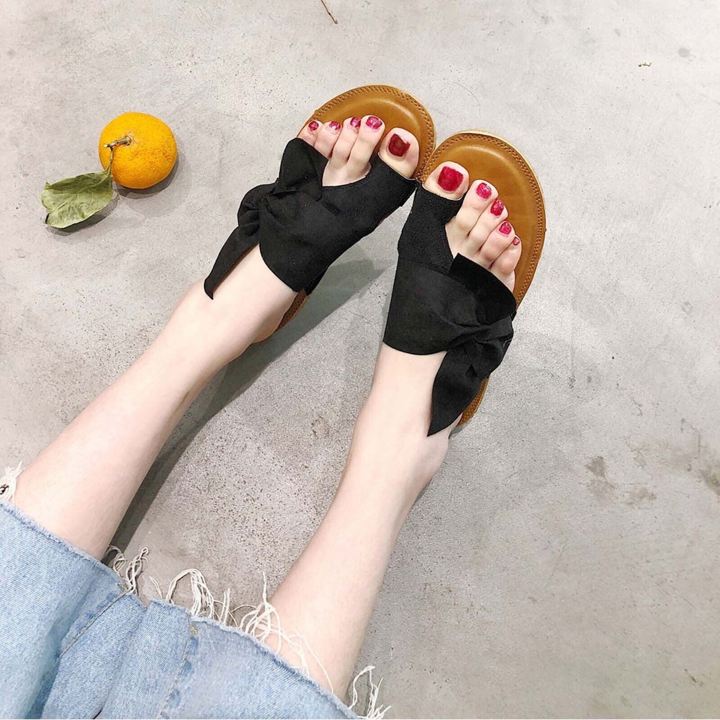 Melanie - Bequeme Und Lässige Flache Sandalen