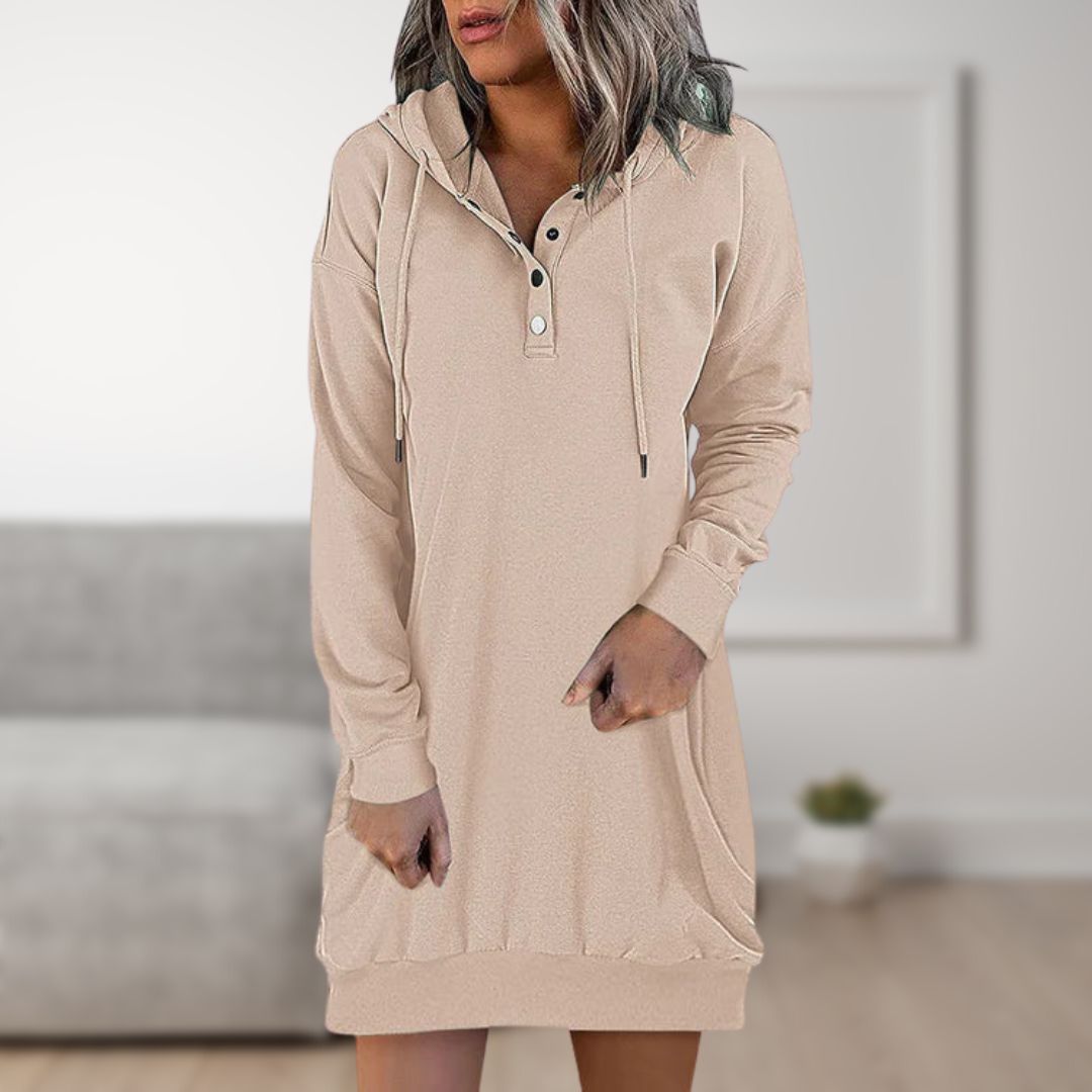 Nelba - Kleid mit Kapuze