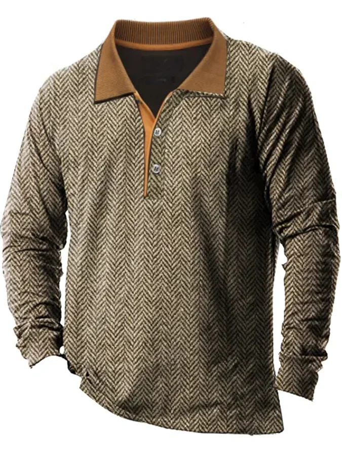 Graham - Gemustertes Herren Poloshirt
