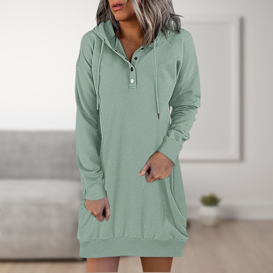 Nelba - Kleid mit Kapuze