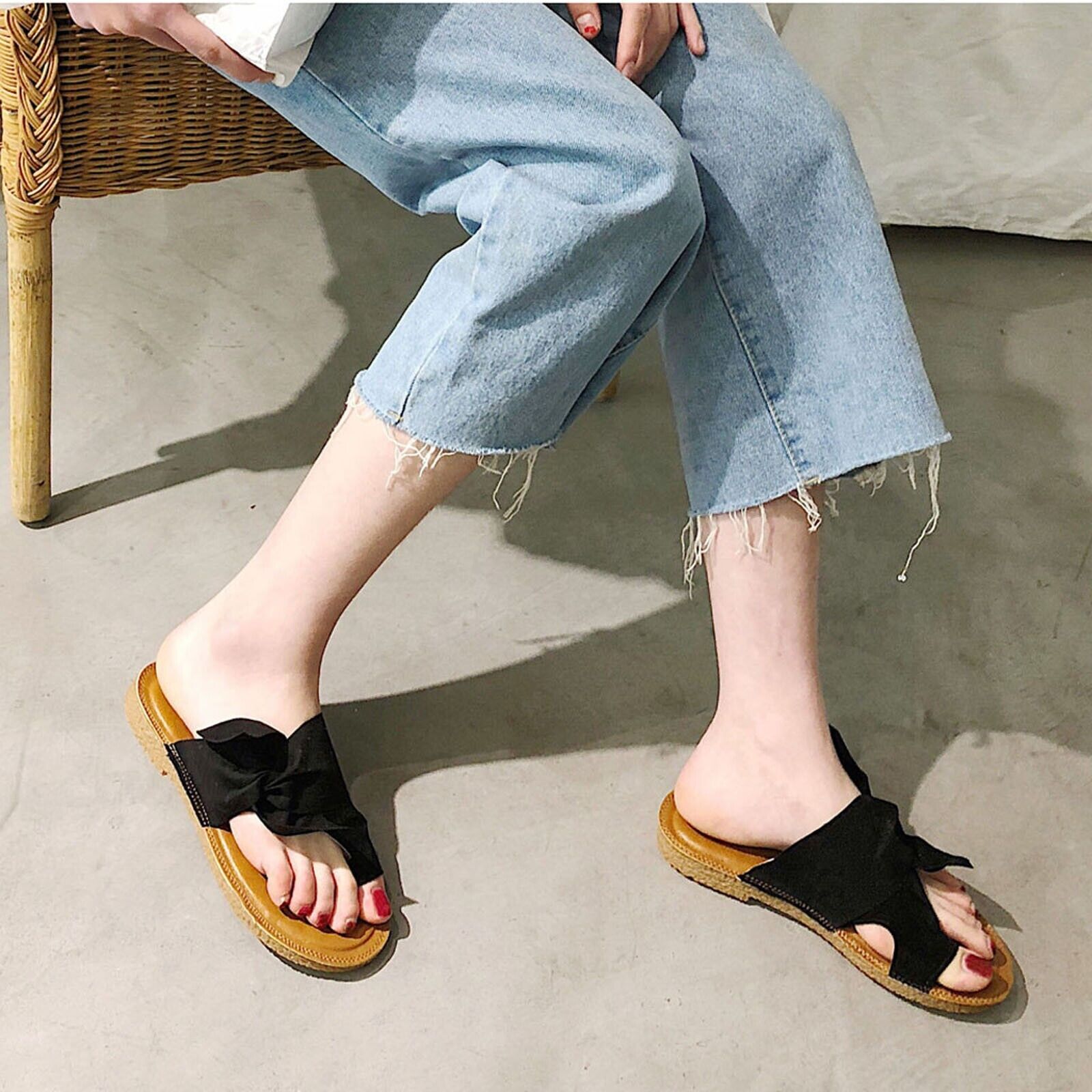 Melanie - Bequeme Und Lässige Flache Sandalen