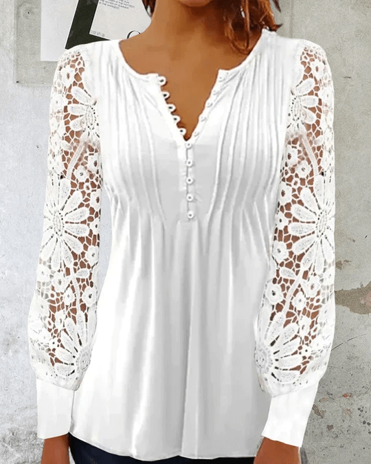 Genao -  Langärmelige Bluse Elegant und gemütlich