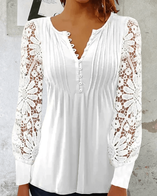 Genao -  Langärmelige Bluse Elegant und gemütlich