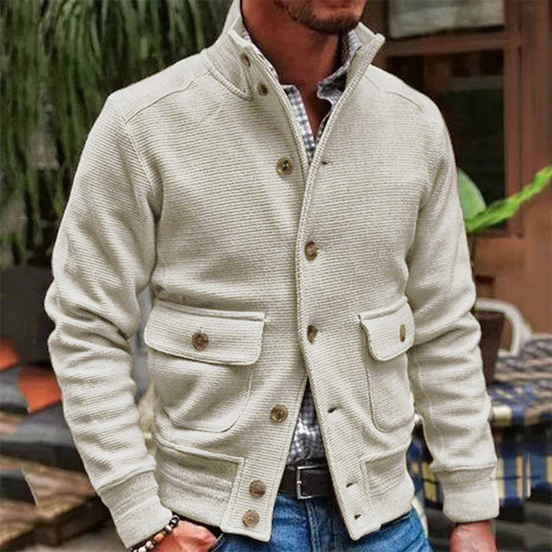 Caleb - Stilvolle Herren Strickjacke