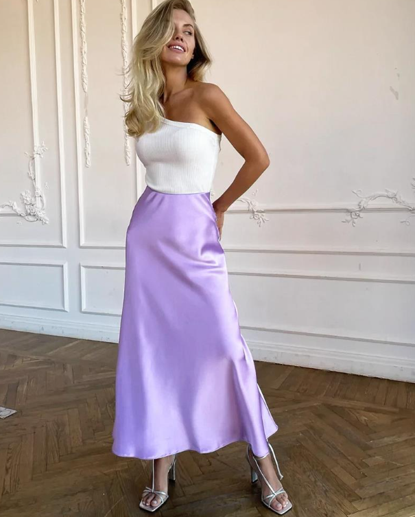 Ona - Stilvoller Rock mit hoher Taille