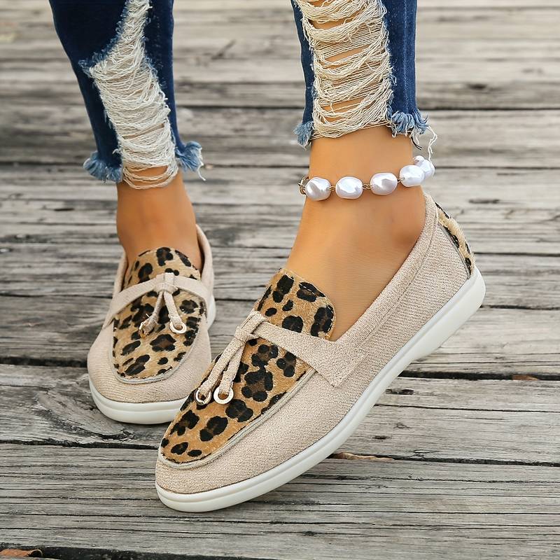 Zola - Damen Loafer mit Leopardenmuster