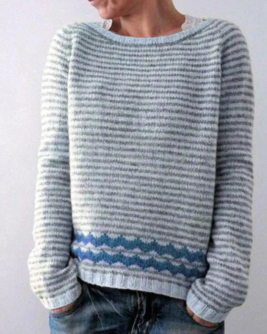 Xanthe | damen retro-pullover