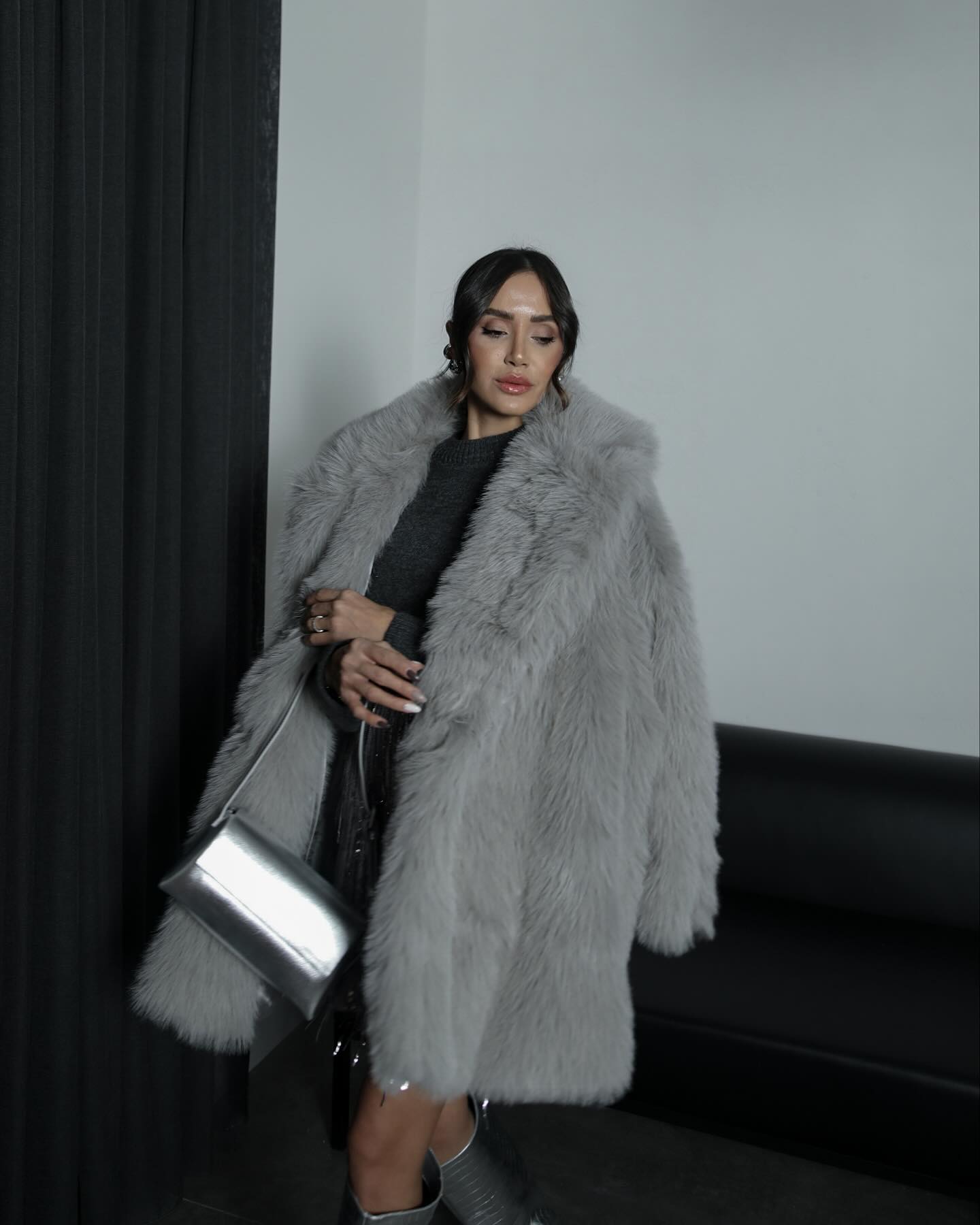 Ruth – Eleganter Kunstpelz Jacke