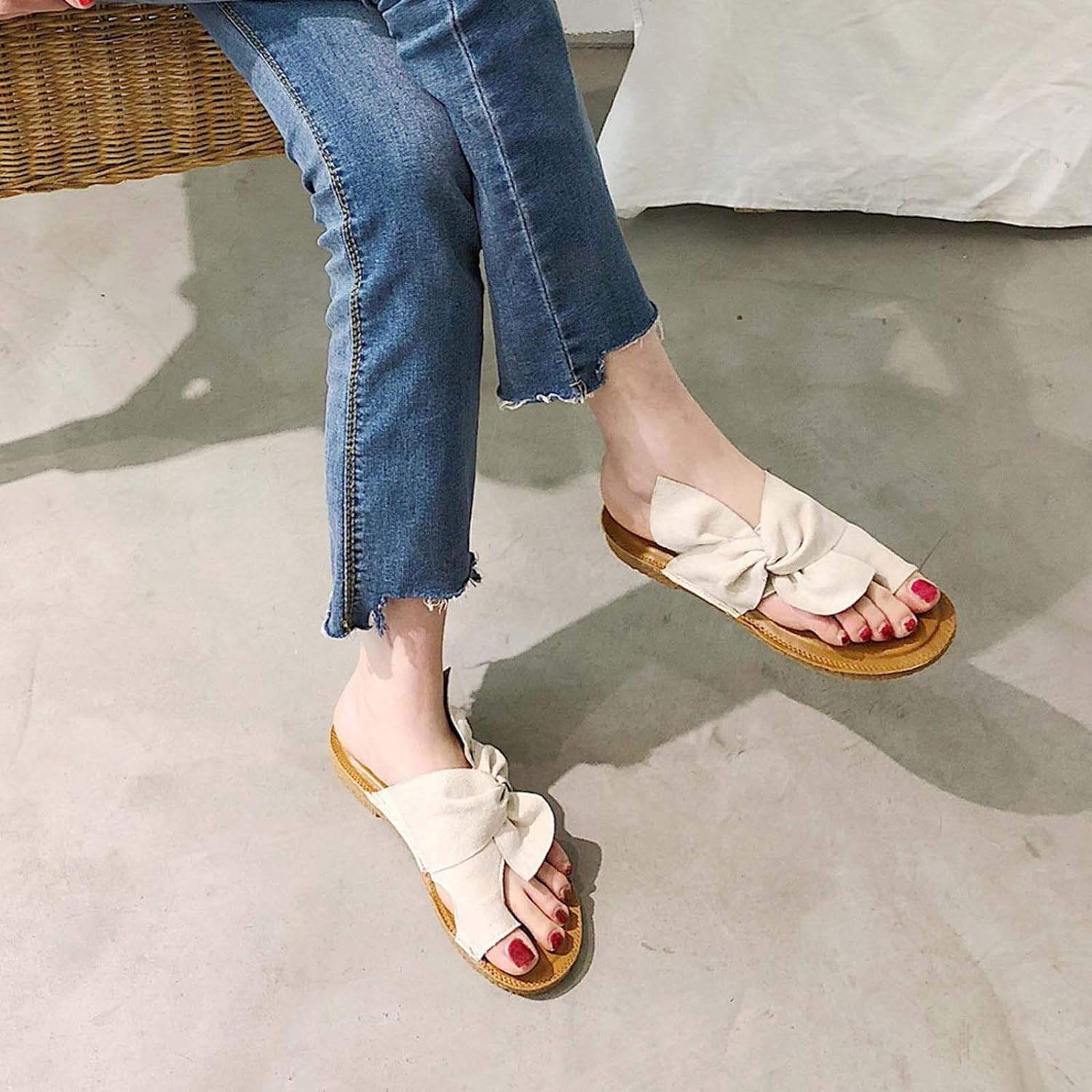 Melanie - Bequeme Und Lässige Flache Sandalen