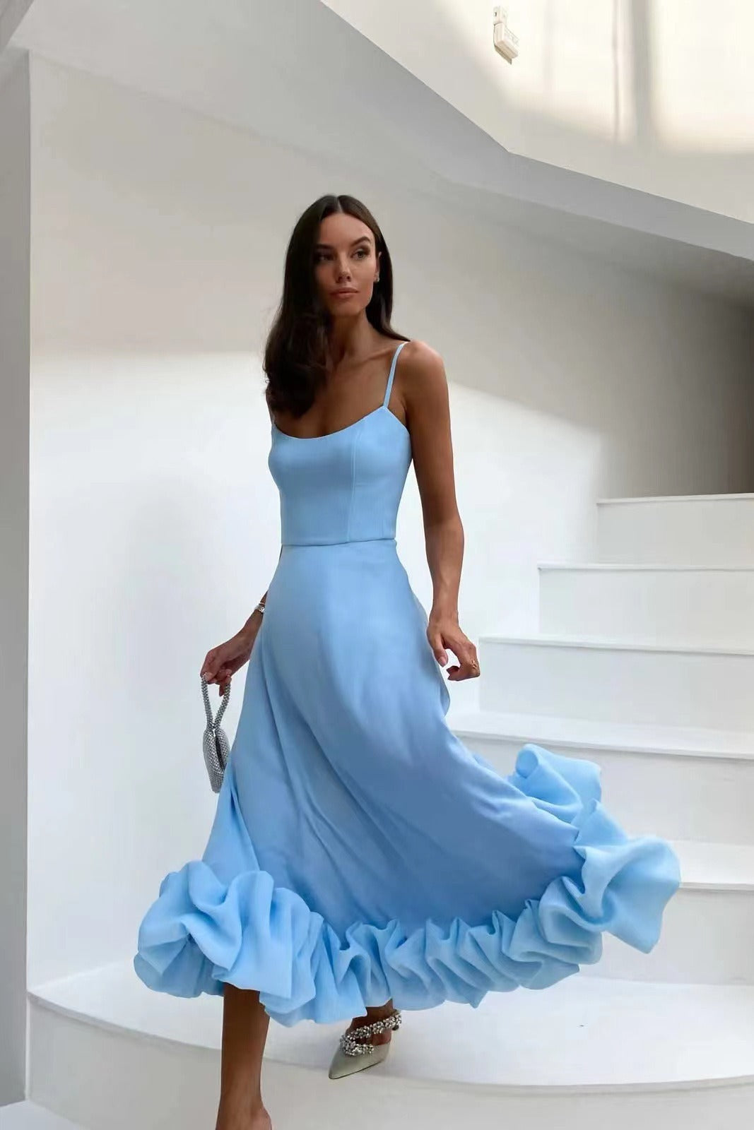 Rhea - Gerafftes Damen-Cocktailkleid