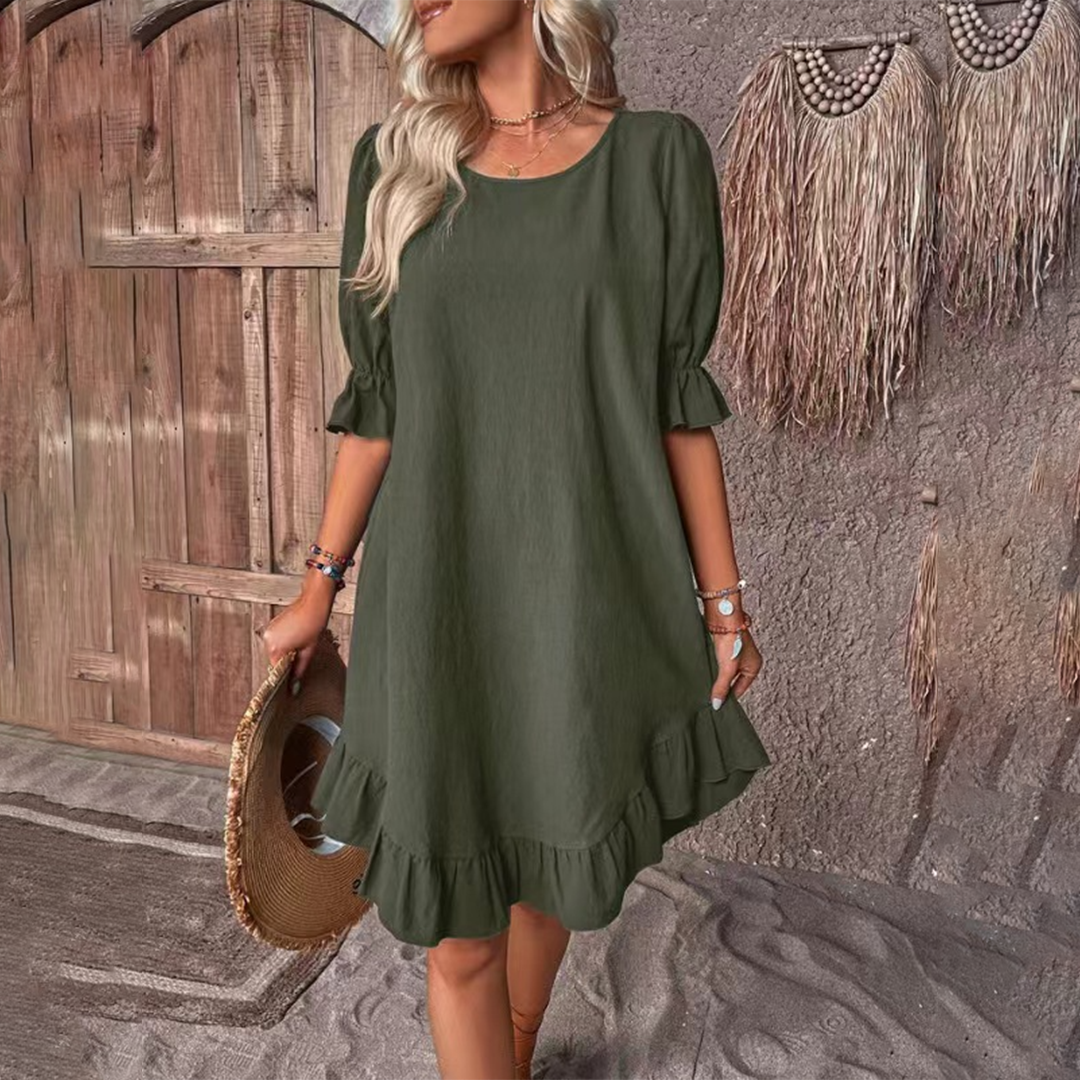 Kylee - Stylisches Kleid mit Puffärmeln