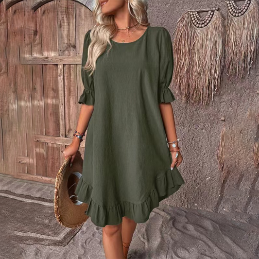 Kylee - Stylisches Kleid mit Puffärmeln
