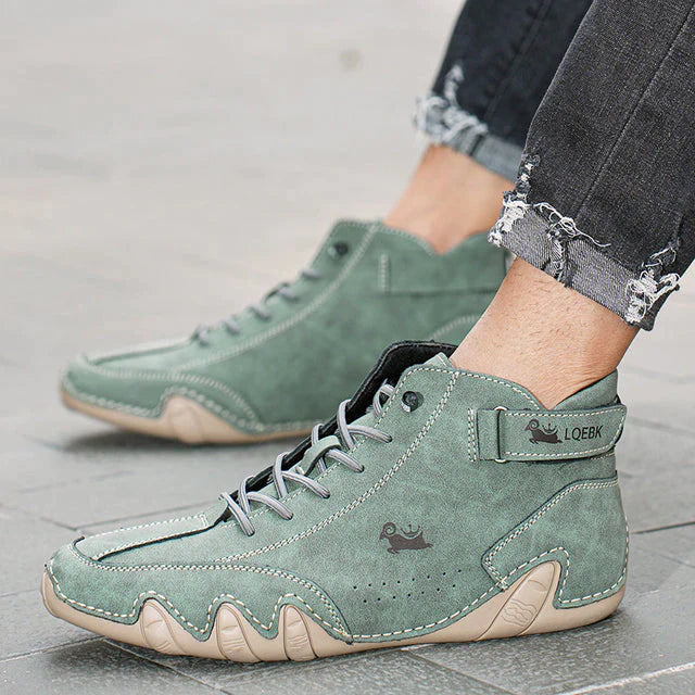 Leon - Bequeme und rutschfeste Barfußschuhe aus echtem Leder