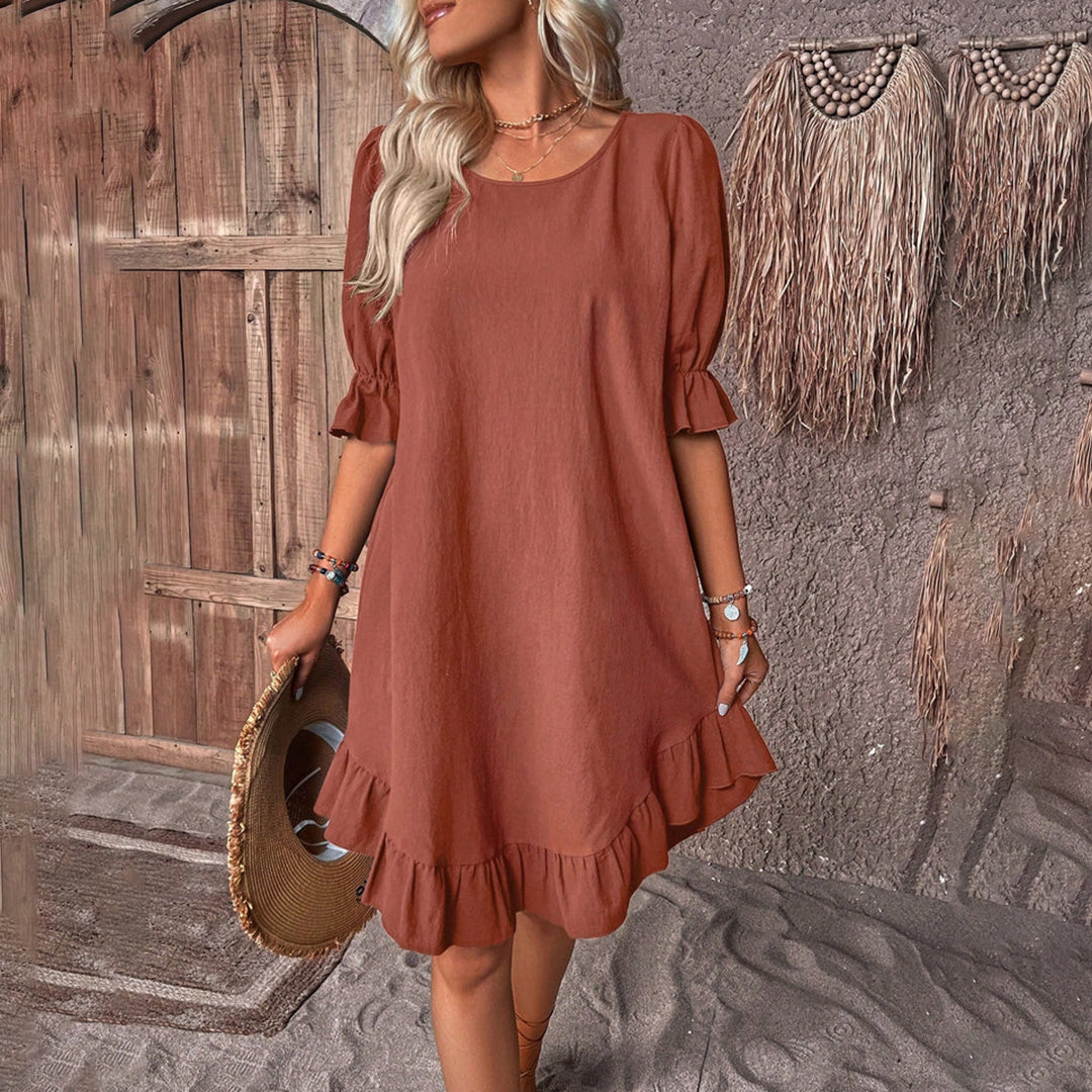 Kylee - Stylisches Kleid mit Puffärmeln