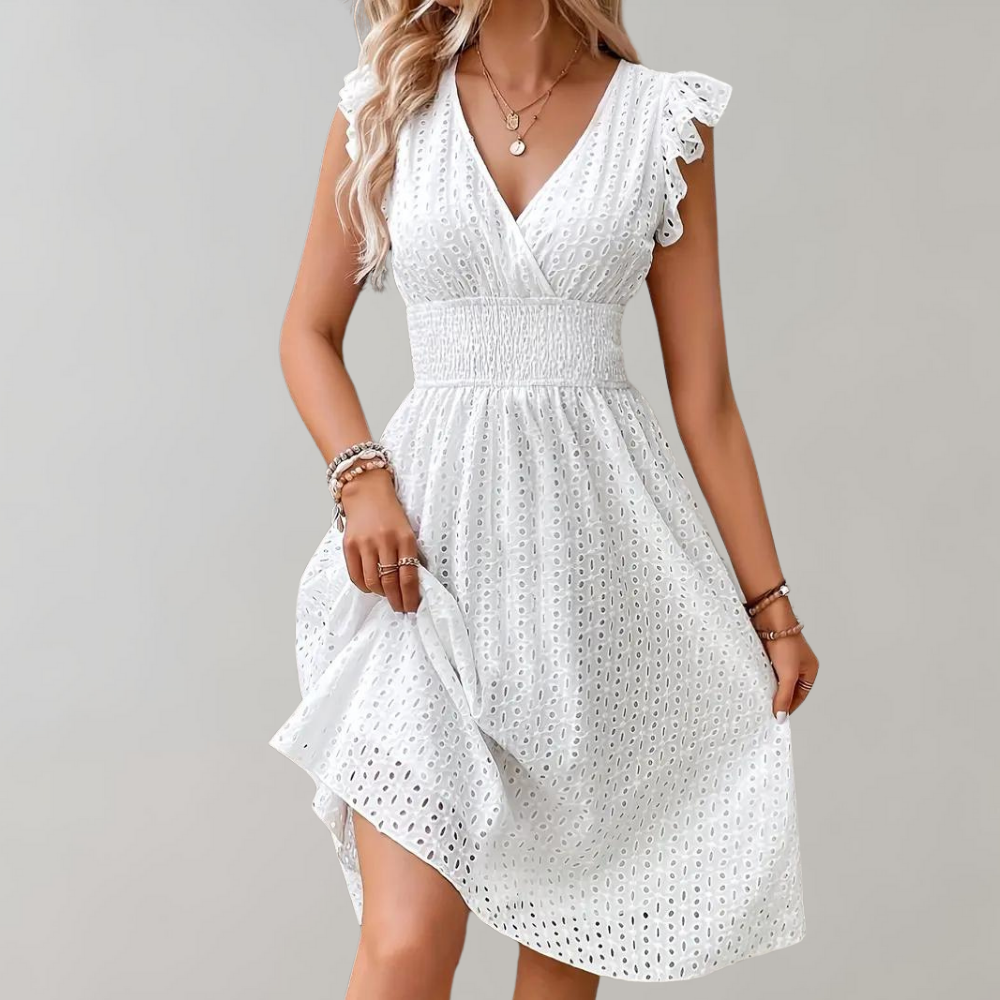 Noki - Elegantes Sommerkleid mit Rüschen