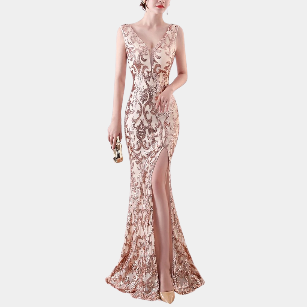 Vien - Luxuriöses Damenkleid aus Spitze