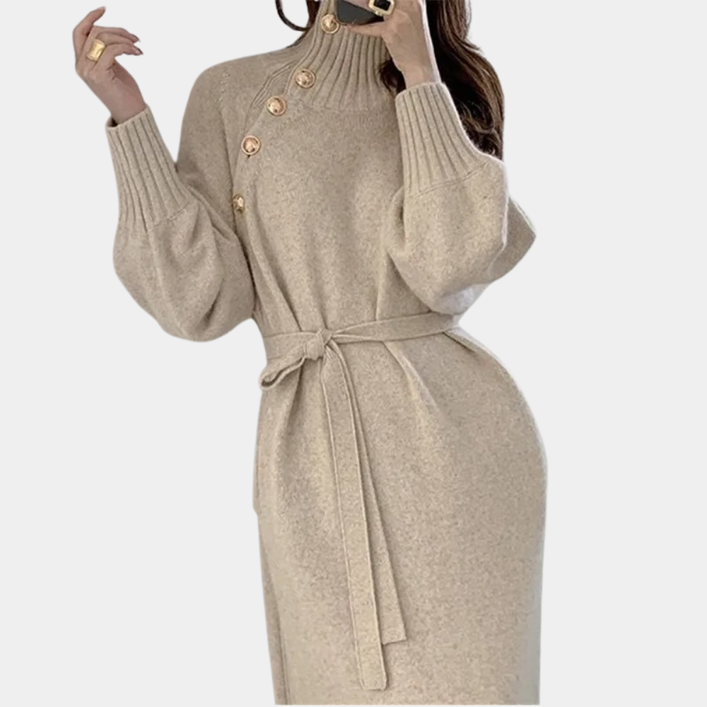 Gricella - Elegantes und Warmes Damenkleid