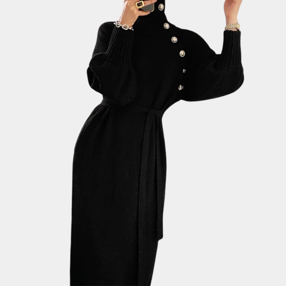 Gricella - Elegantes und Warmes Damenkleid