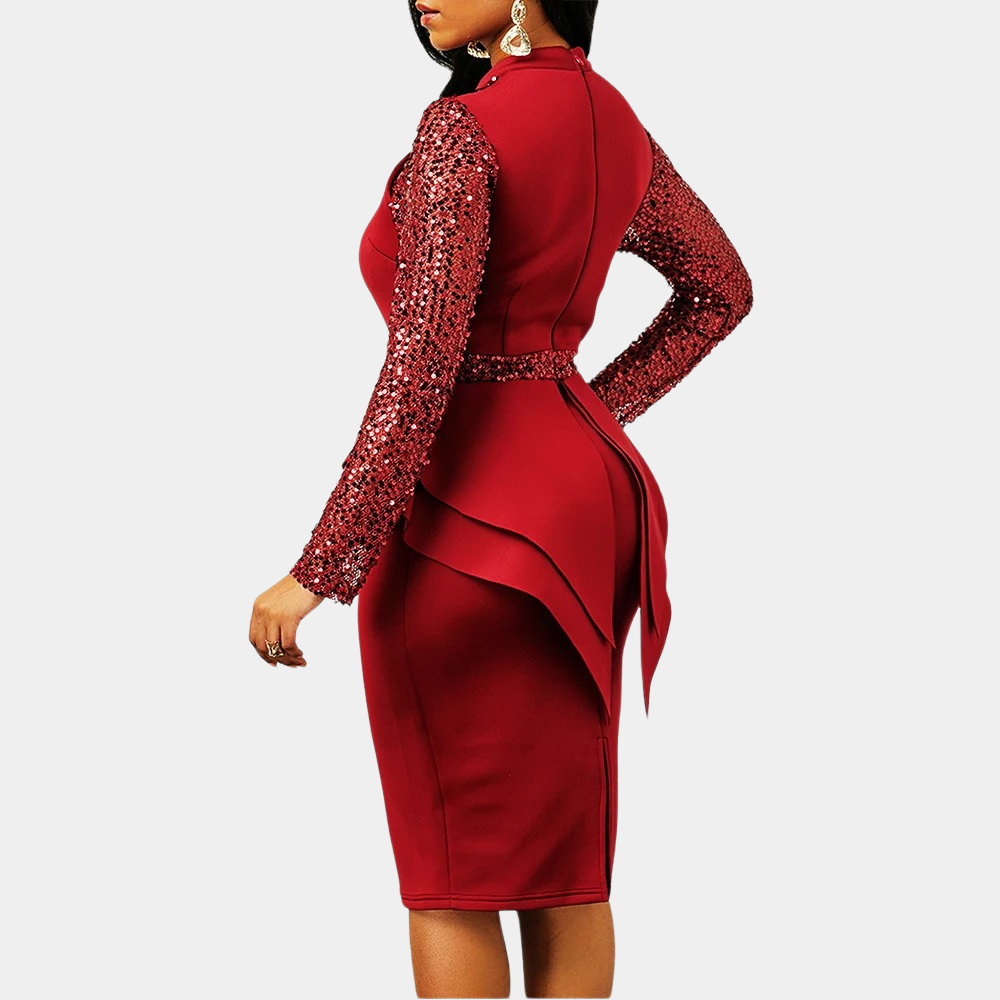 Lucile - Stylisches Bodycon-Kleid mit Pailletten für Damen