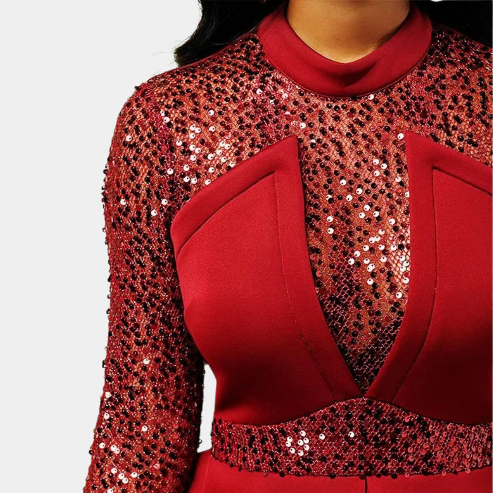 Lucile - Stylisches Bodycon-Kleid mit Pailletten für Damen