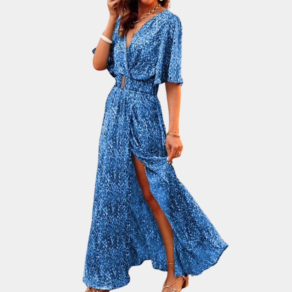Risette - Maxi-Wickelkleid für Frauen