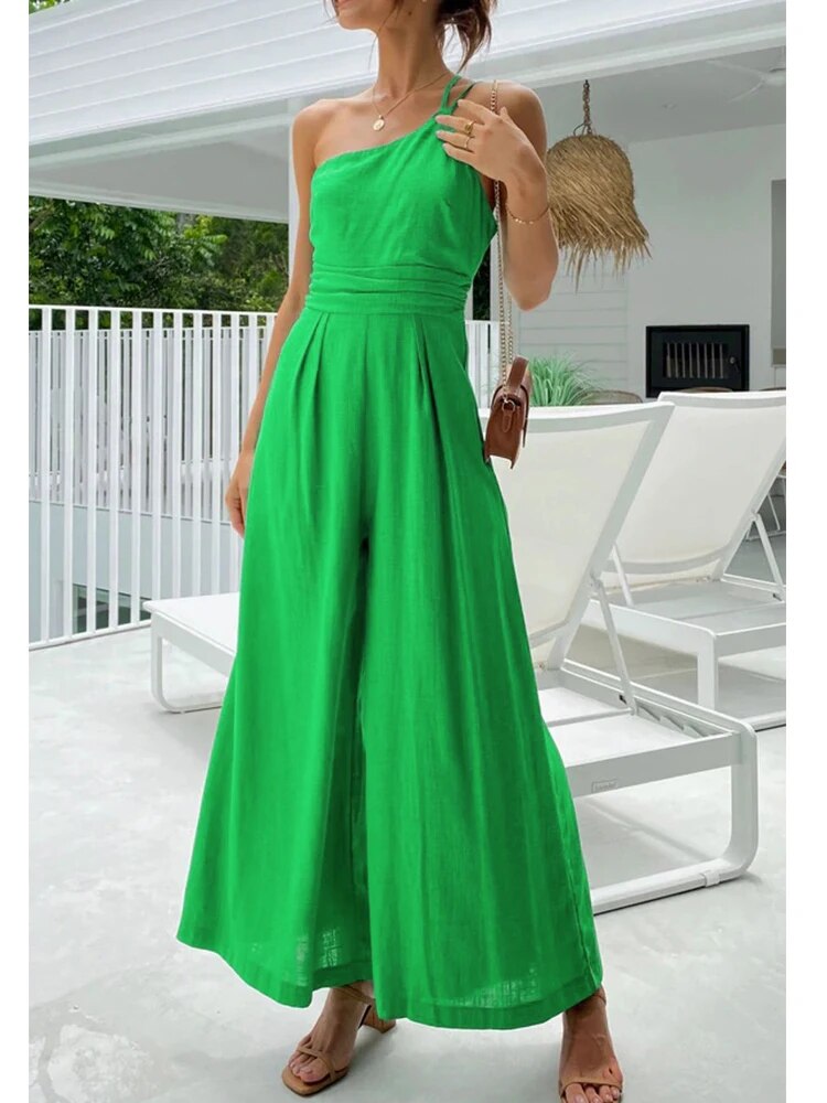 Luna - Rückenfreier Double Band Jumpsuit