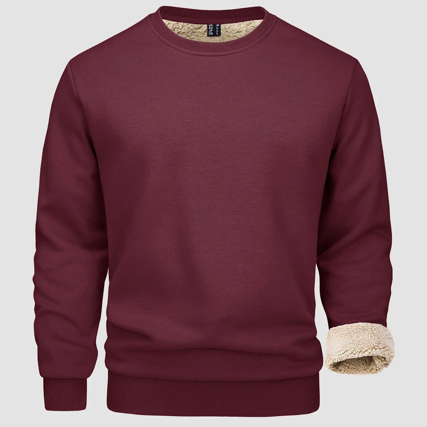 Cassiano - Klassischer Fleece-Pullover für Herren