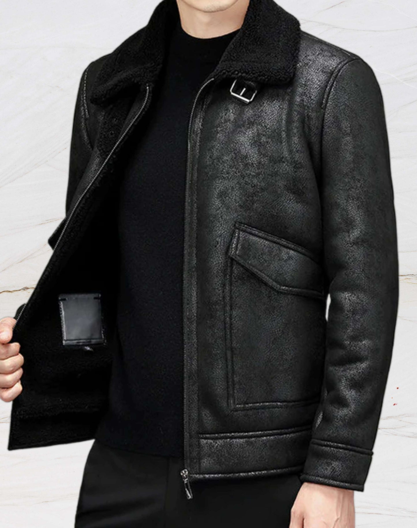 Cameron - Herren Vintage Lederjacke