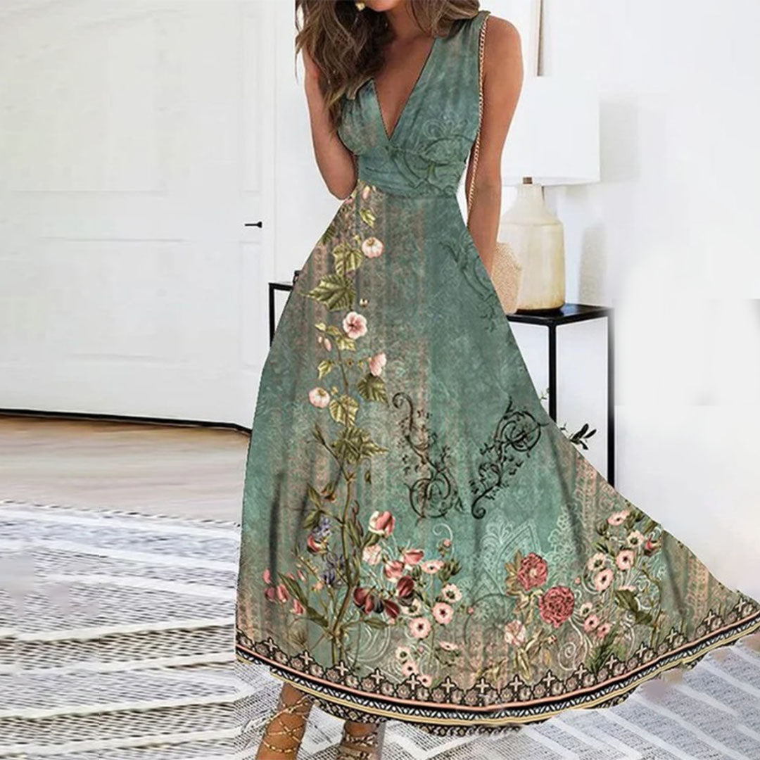 Julissa - Elegantes Geblümtes Kleid