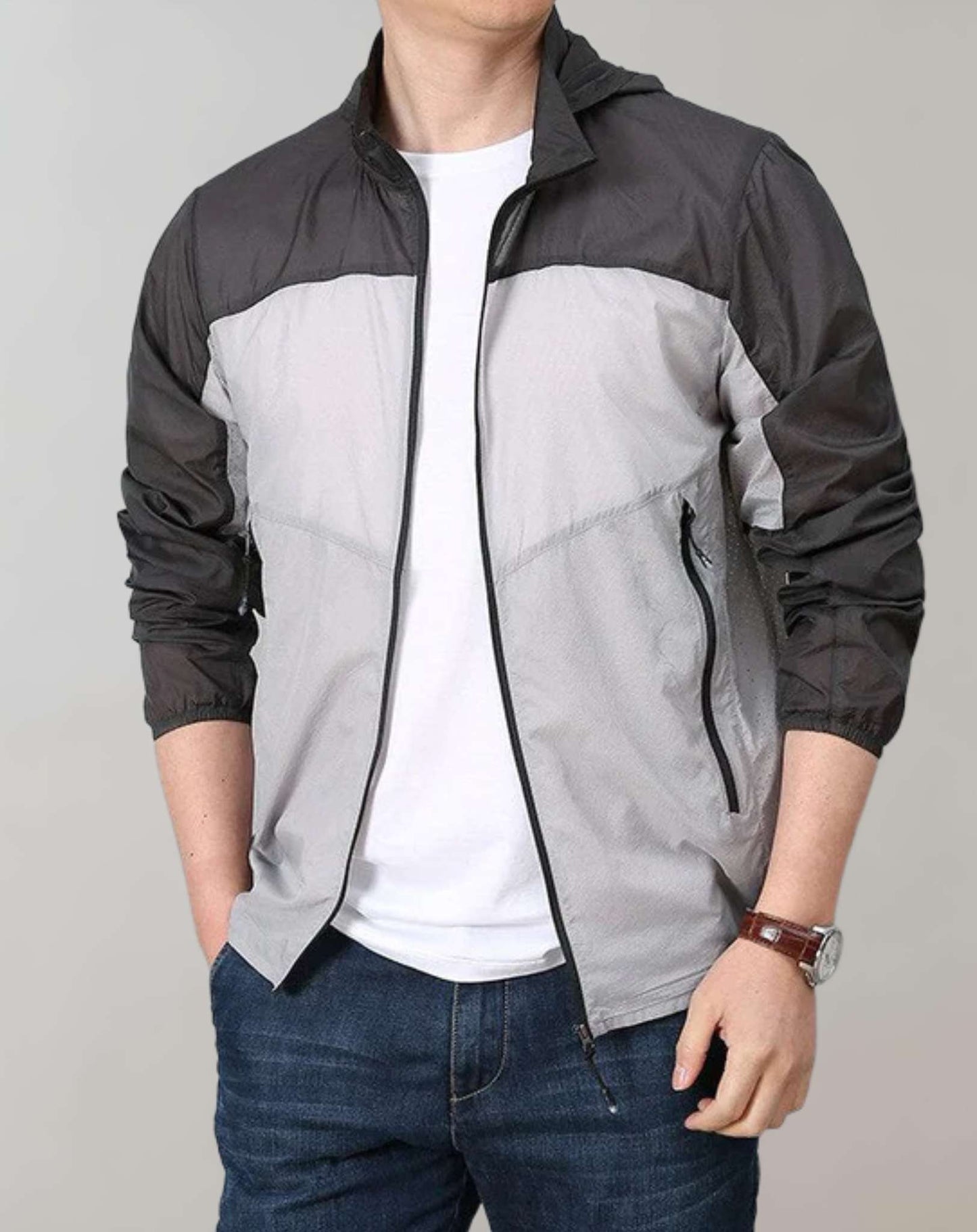 Timothy - Zweifarbige Winterjacke