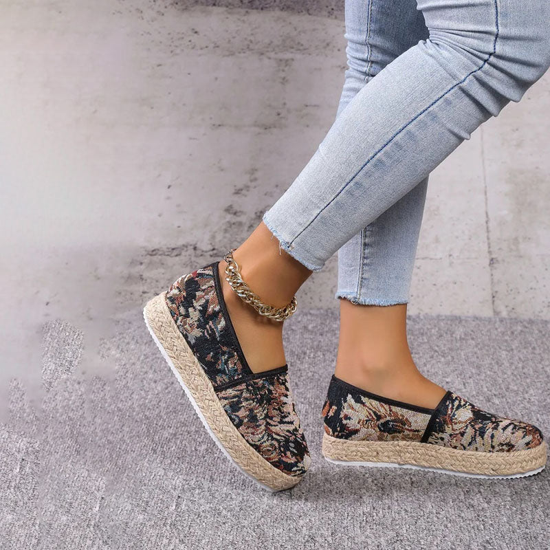 Tara - Geblümte Espadrilles für Damen