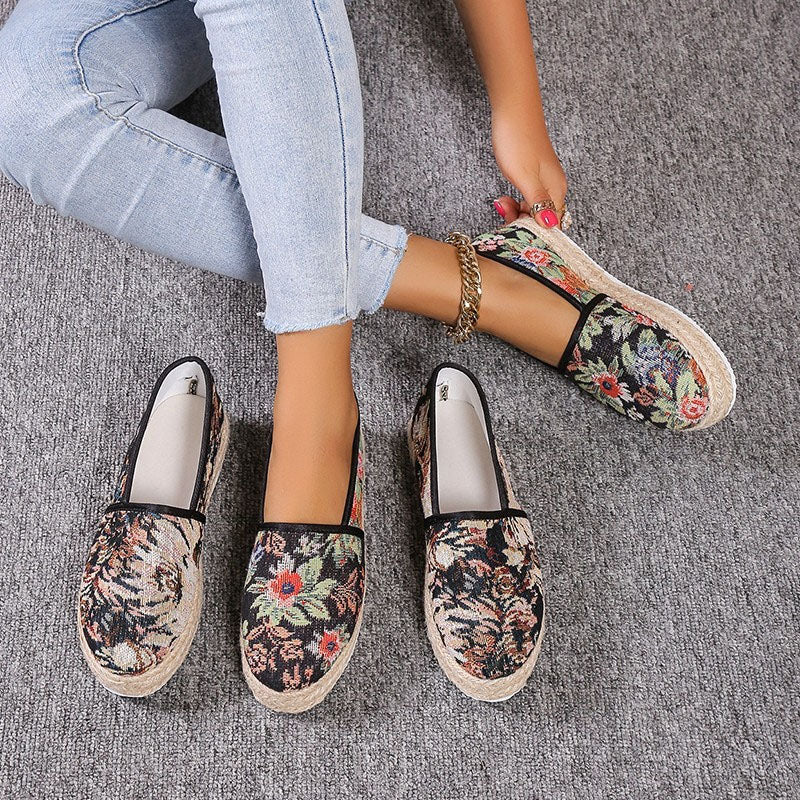 Tara - Geblümte Espadrilles für Damen