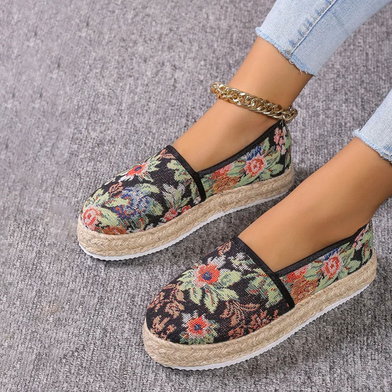 Tara - Geblümte Espadrilles für Damen