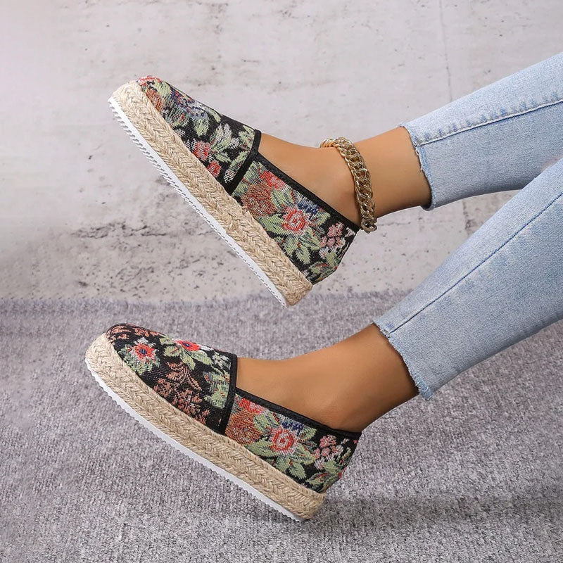 Tara - Geblümte Espadrilles für Damen