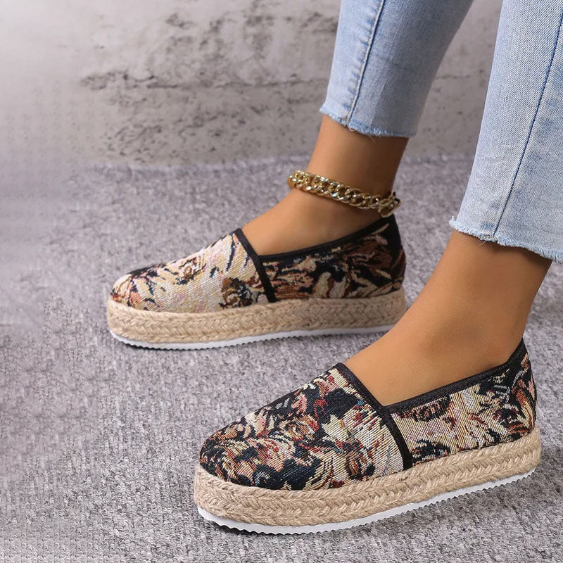 Tara - Geblümte Espadrilles für Damen