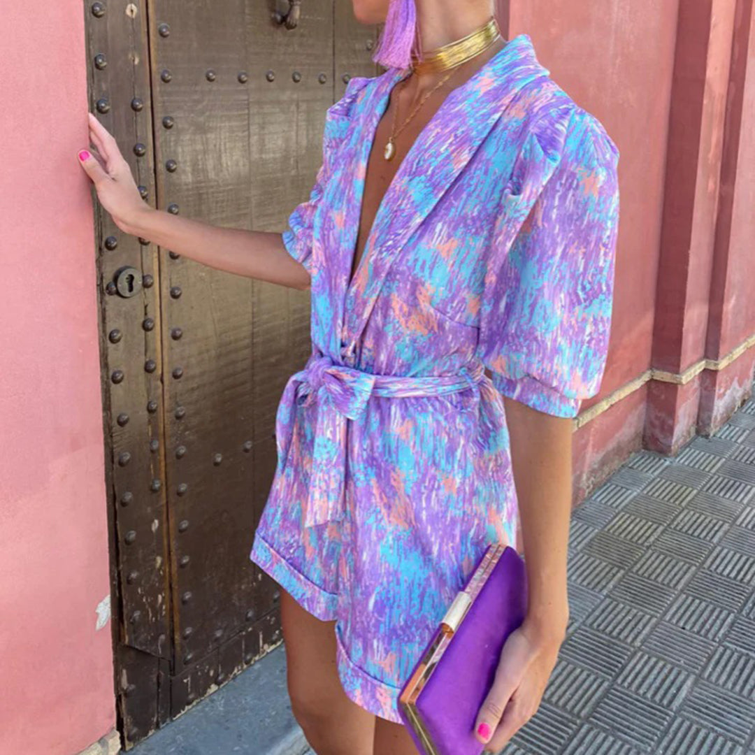 Kahlani - Stylischer Jumpsuit mit V-Ausschnitt