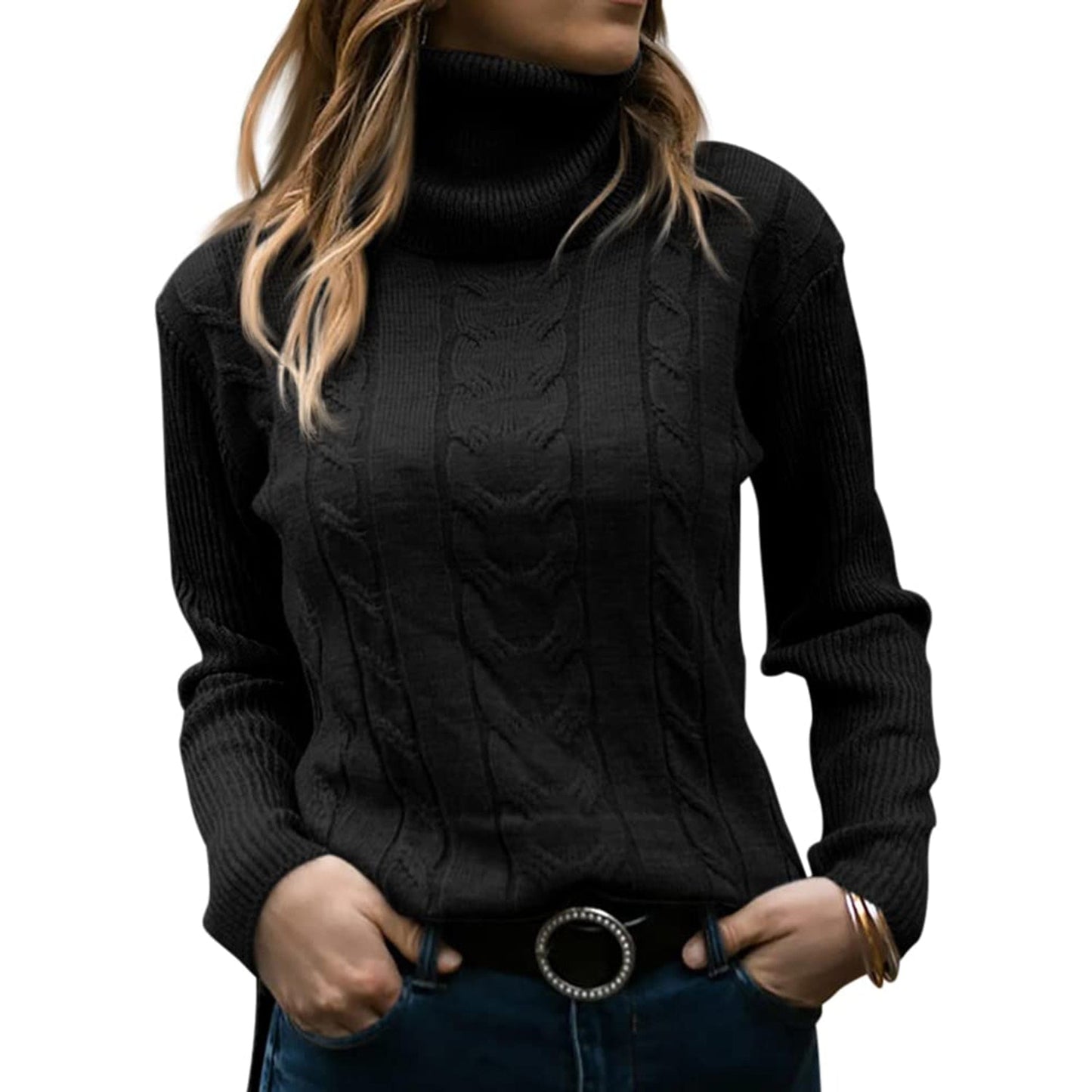 Jocelyn - Damen-Rollkragenpullover