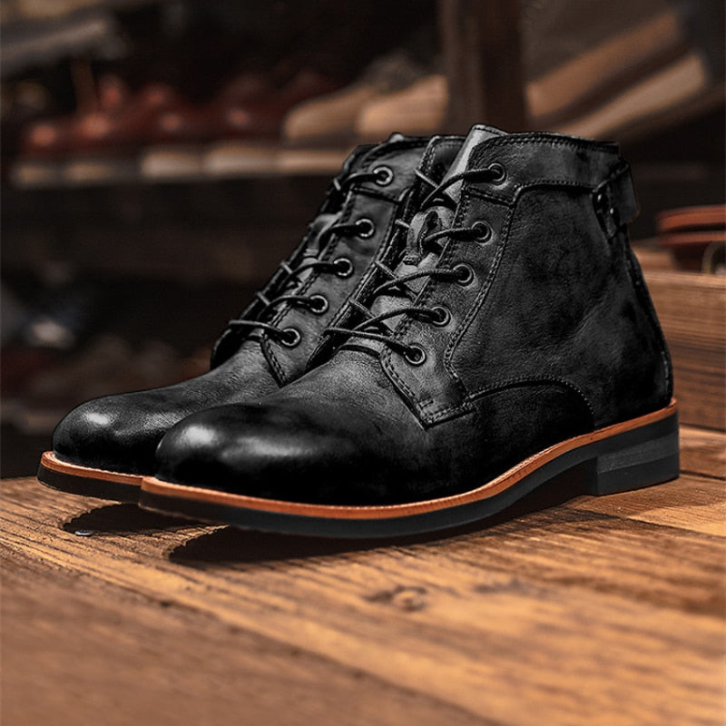 Lazeros - Vielseitige Lederstiefel für Herren