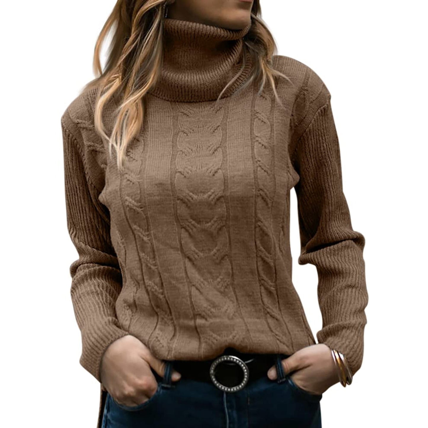 Jocelyn - Damen-Rollkragenpullover