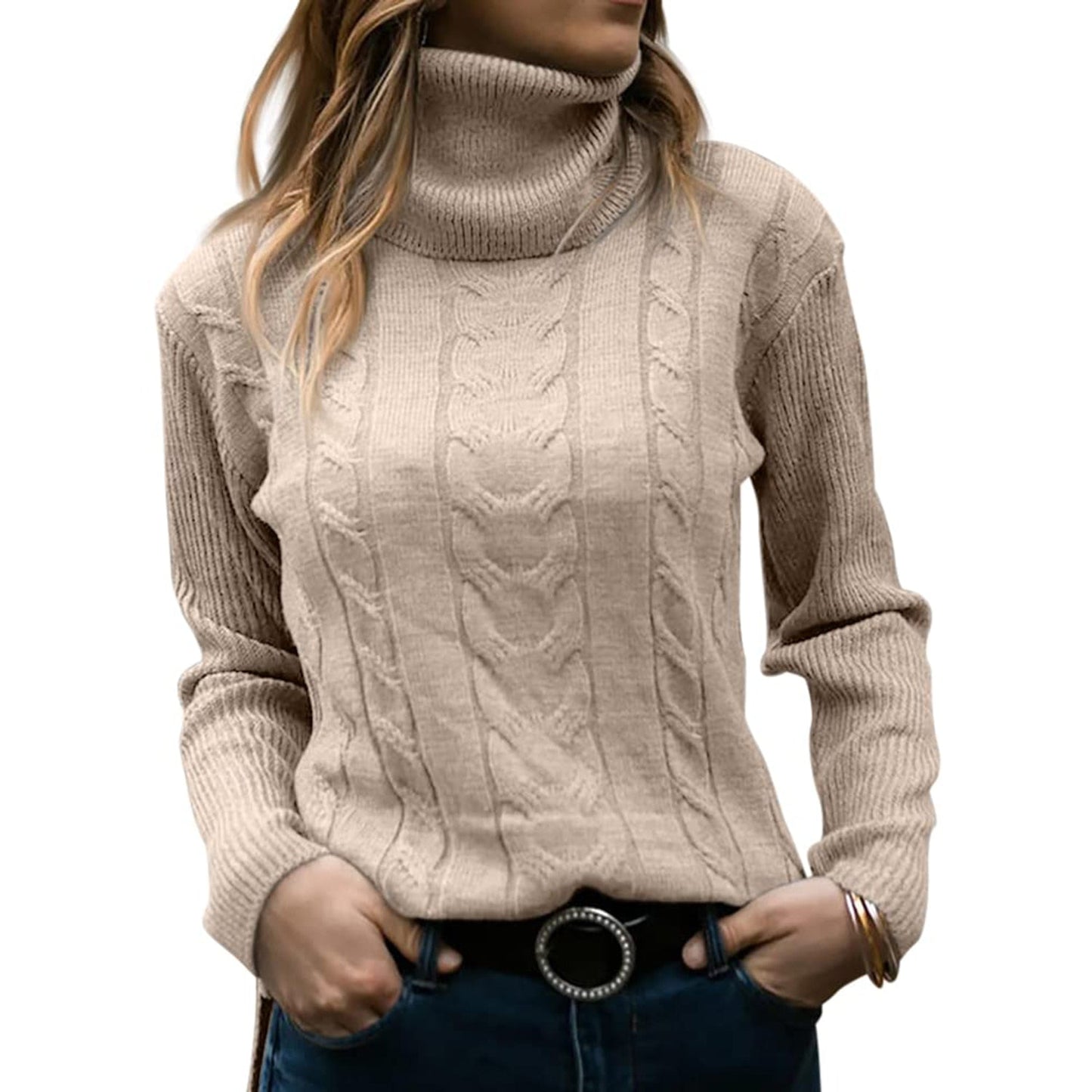 Jocelyn - Damen-Rollkragenpullover