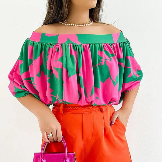 Chattie - Schulterfreie Bluse