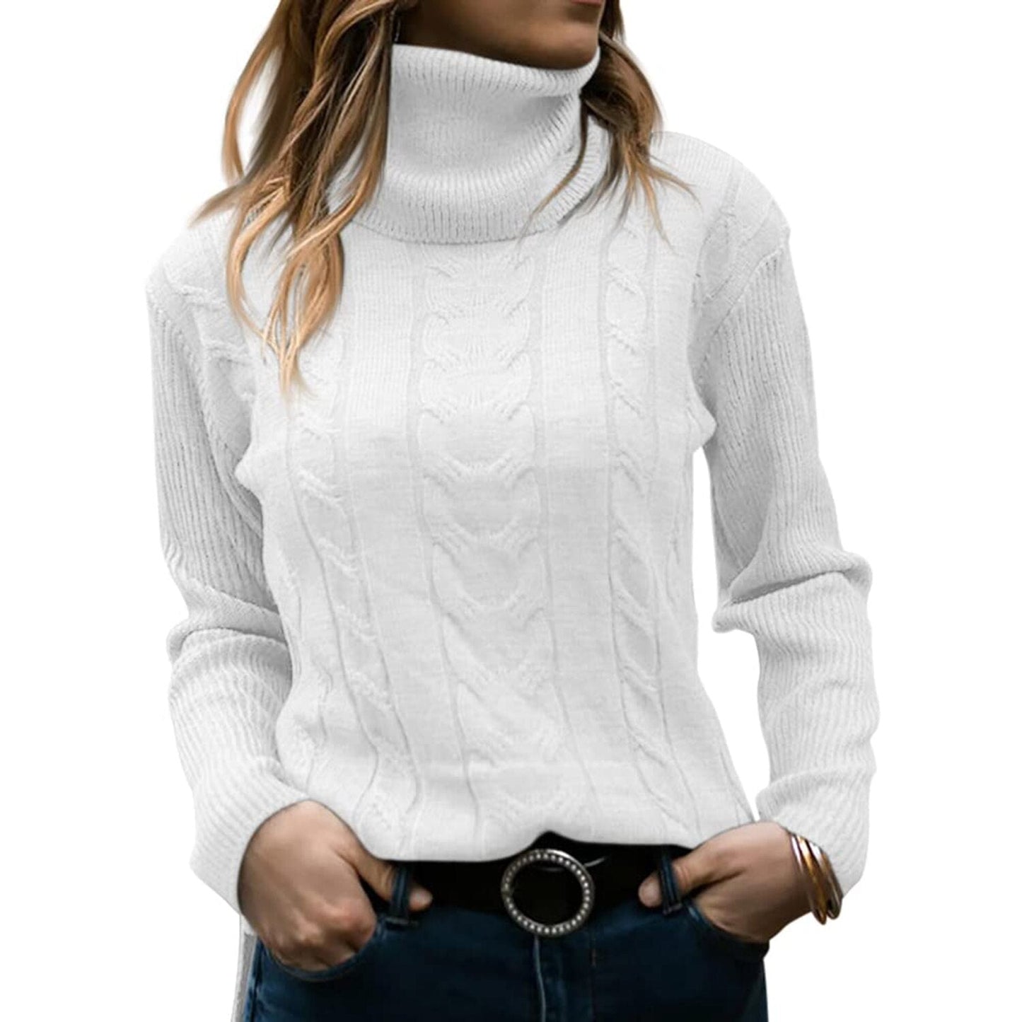 Jocelyn - Damen-Rollkragenpullover