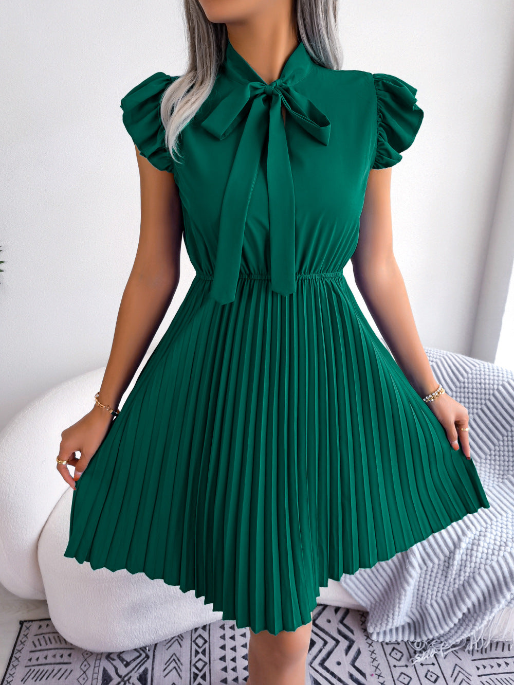 Zarelle - Elegantes Plissee-Kleid für Damen
