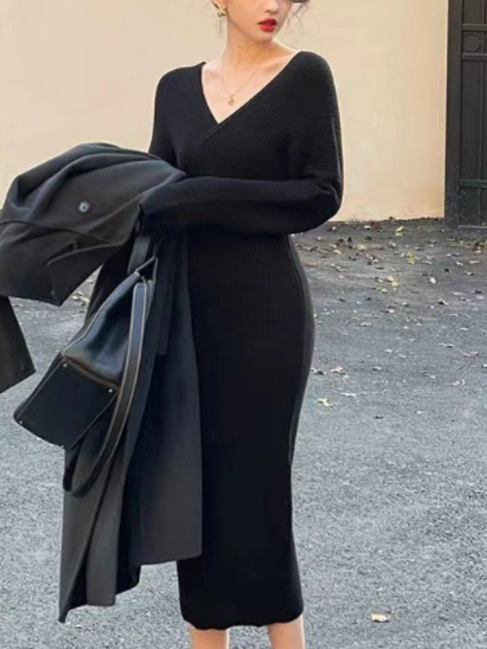 Odysia - Langes Strickkleid