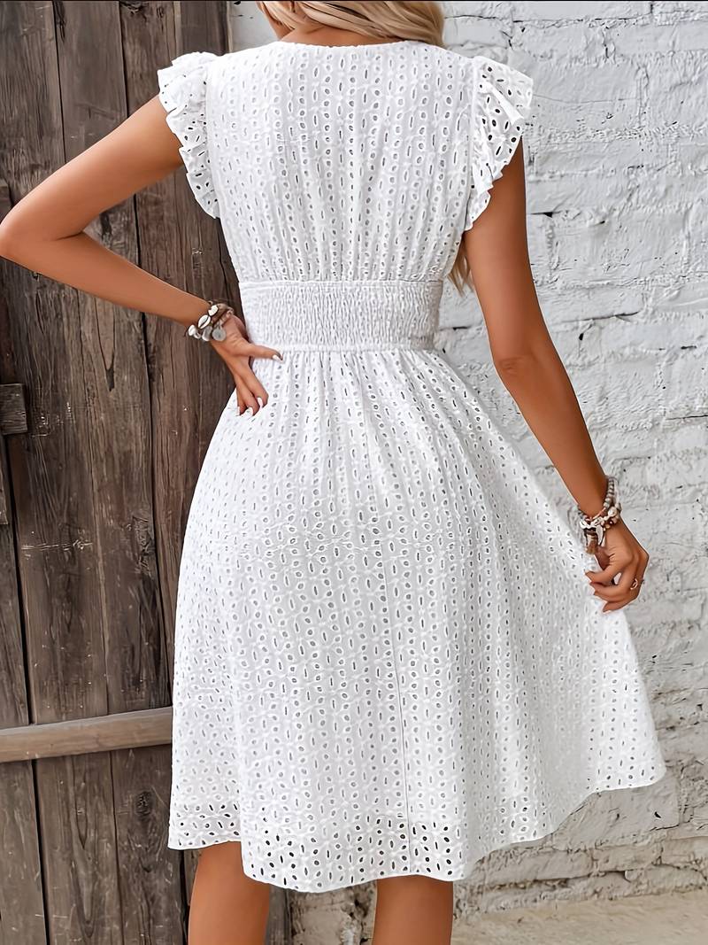 Esmeralda - Ösen Besticktes Freizeitkleid