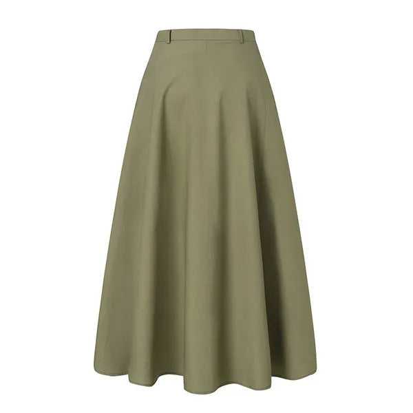 Lida - Moderner Rock mit hoher Taille in A-Linie