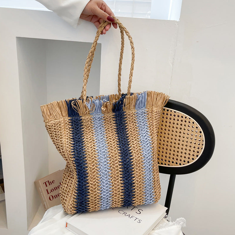 Pien - Geflochtene Strand Tasche