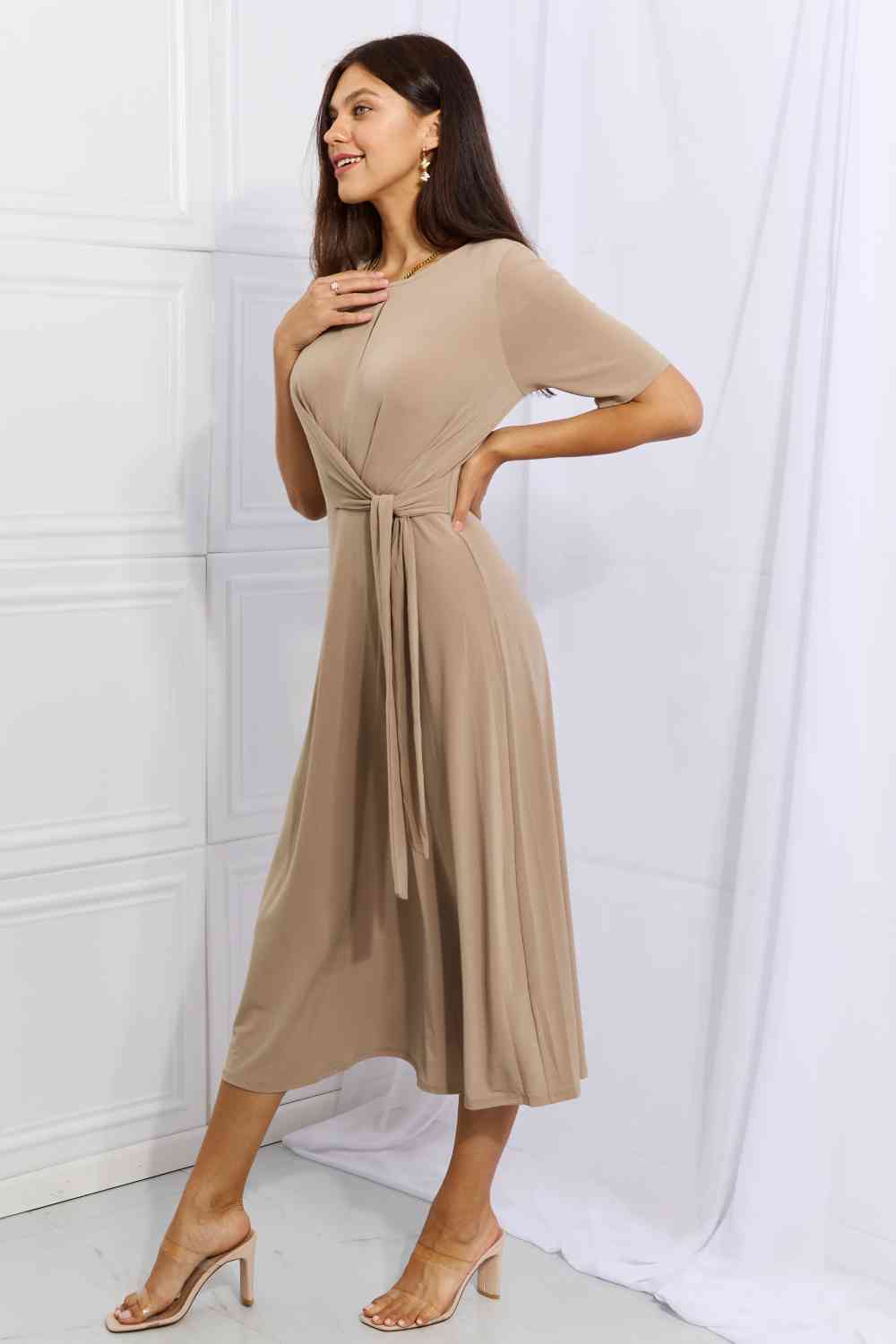 Lila - Frauen Wickelkleid