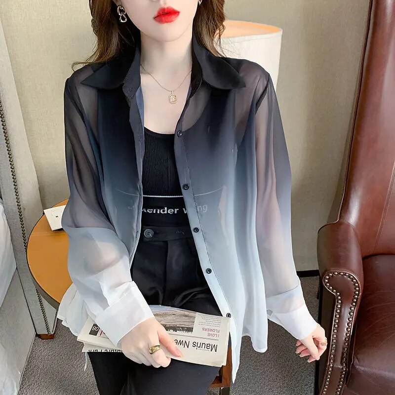 Eulalia - Ombre Langarmshirt