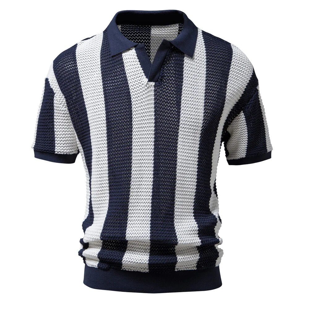 Felix - Gestricktes Poloshirt